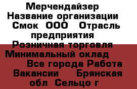 Мерчендайзер › Название организации ­ Смок, ООО › Отрасль предприятия ­ Розничная торговля › Минимальный оклад ­ 20 000 - Все города Работа » Вакансии   . Брянская обл.,Сельцо г.